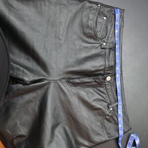 Source Unknown Black Faux Leather Men’s Pants